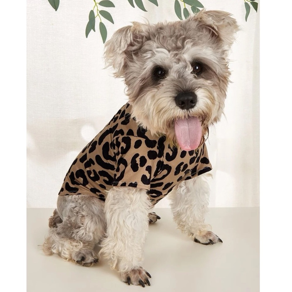 Leopard Print Pet Tee 🐕